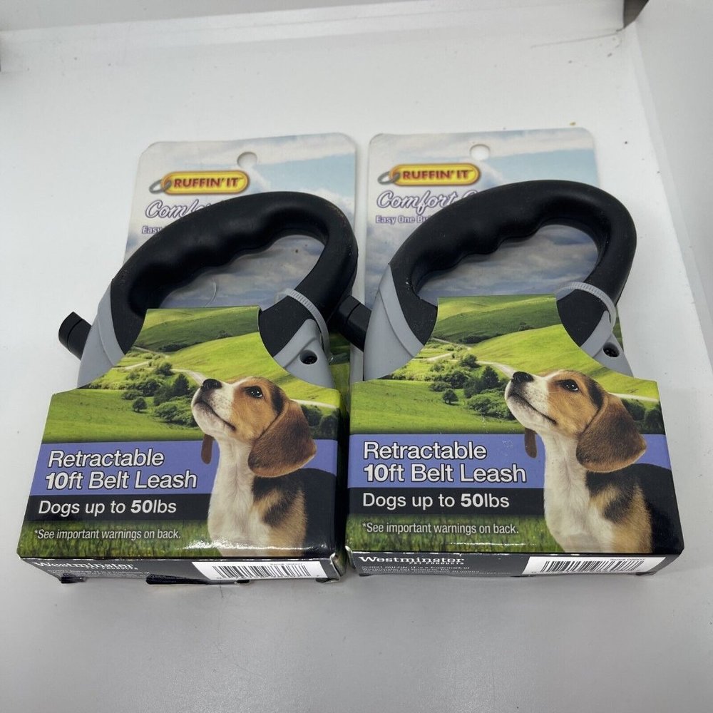 Pet Retractable Leash,No 98607,  Westminster Pet Products, 2 Pk Gray